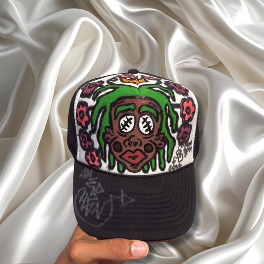 1/1 Hand-Painted Trucker Hat