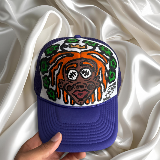 1/1 Hand-Painted Trucker Hat