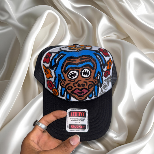 1/1 Hand-Painted Trucker Hat