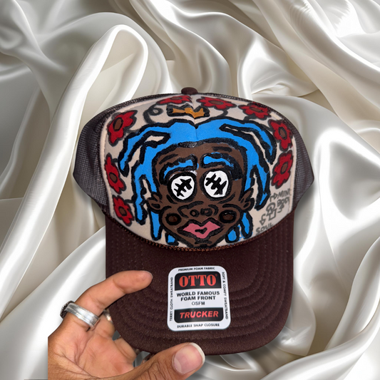 1/1 Hand-Painted Trucker Hat