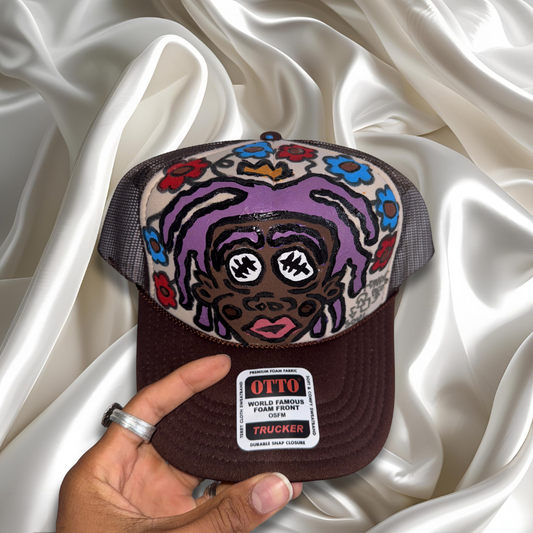 1/1 Hand-Painted Trucker Hat