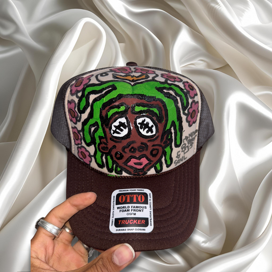 1/1 Hand-Painted Trucker Hat
