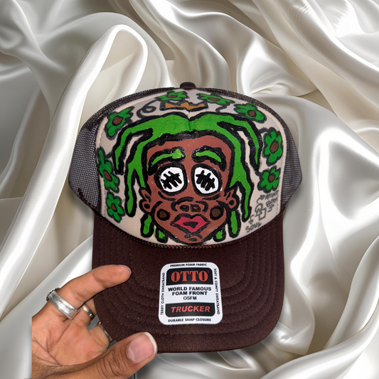 1/1 Hand-Painted Trucker Hat