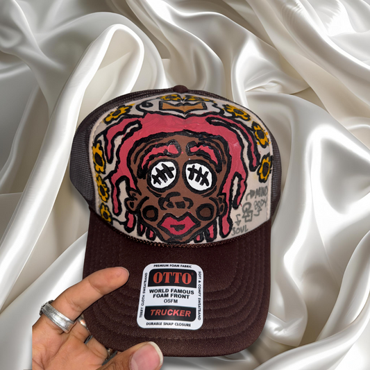 1/1 Hand-Painted Trucker Hat