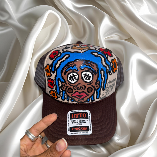 1/1 Hand-Painted Trucker Hat