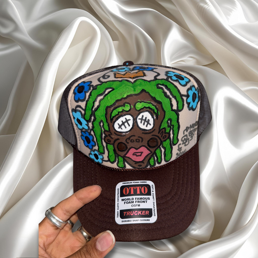 1/1 Hand-Painted Trucker Hat