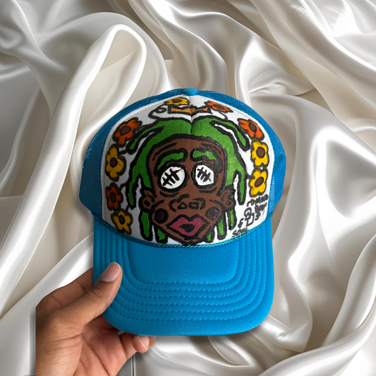 1/1 Hand-Painted Trucker Hat
