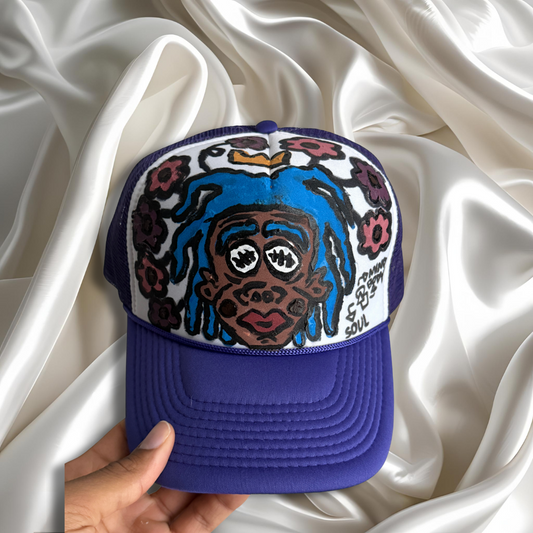 1/1 Hand-Painted Trucker Hat