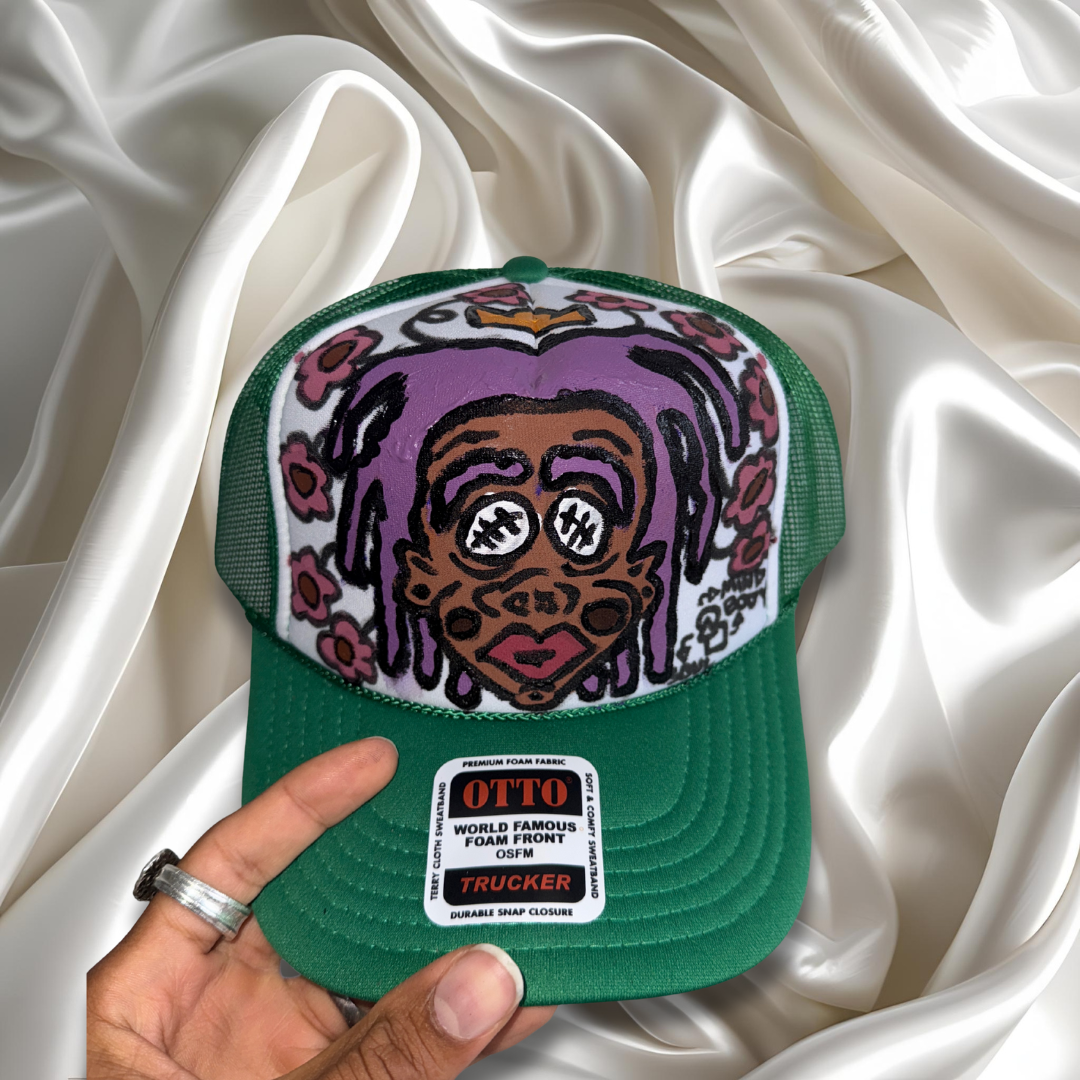 1/1 Hand-Painted Trucker Hat