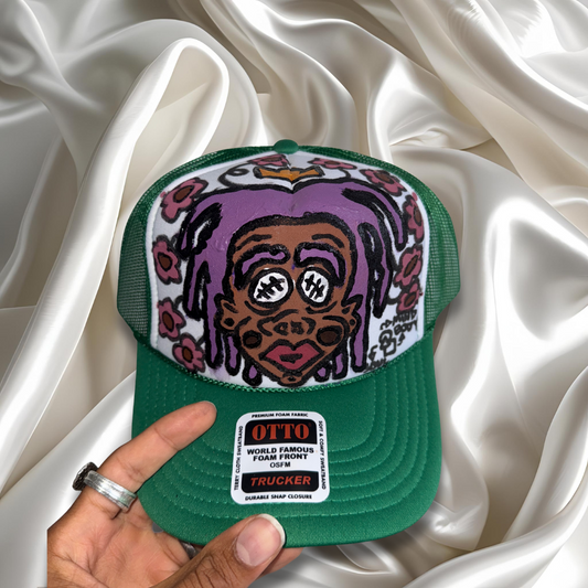 1/1 Hand-Painted Trucker Hat