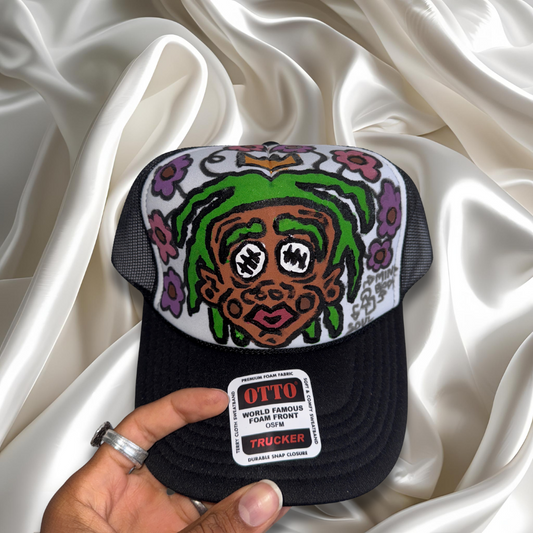 1/1 Hand-Painted Trucker Hat
